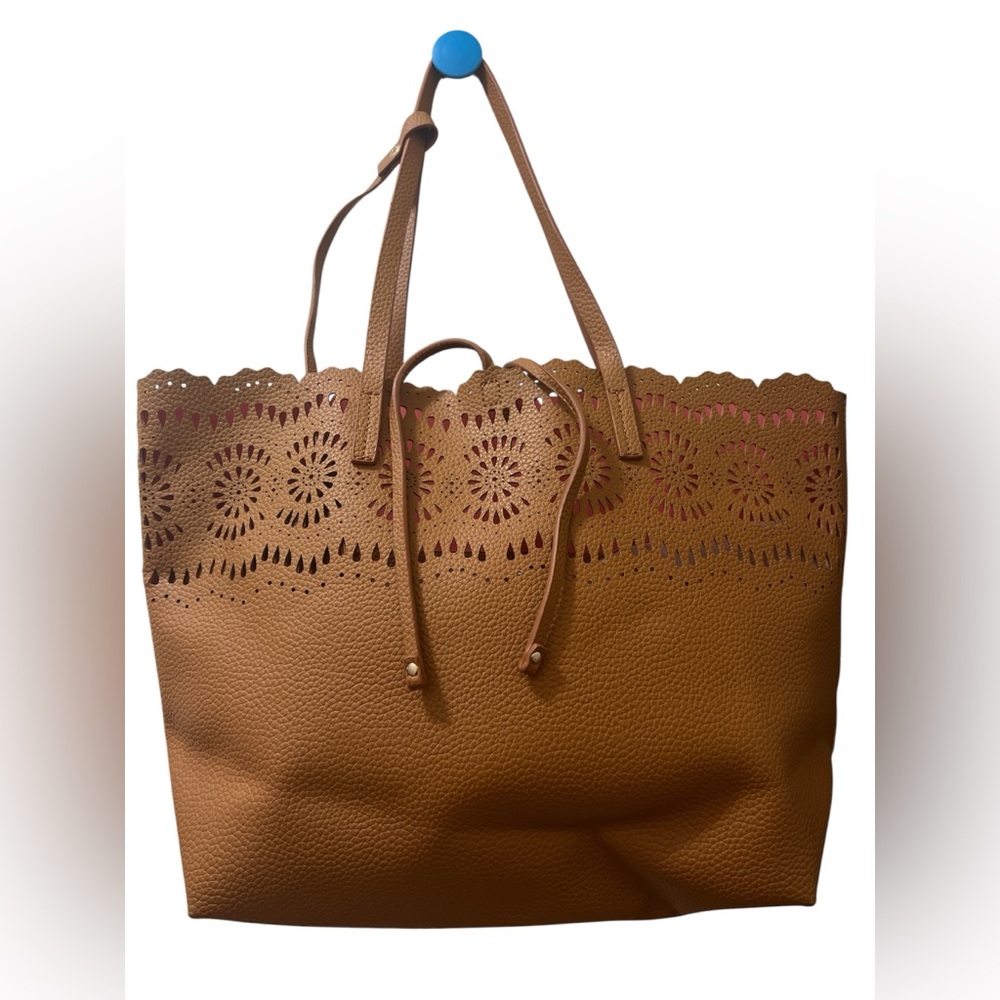 Mark & Hall Elegant Brown Tan Bag Vegan leather